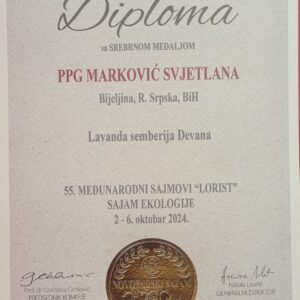 Srebrna medalja - Novosadski Sajam
